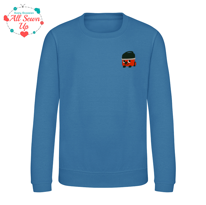 Children's Sweatshirt embroidered with Henry hoover design