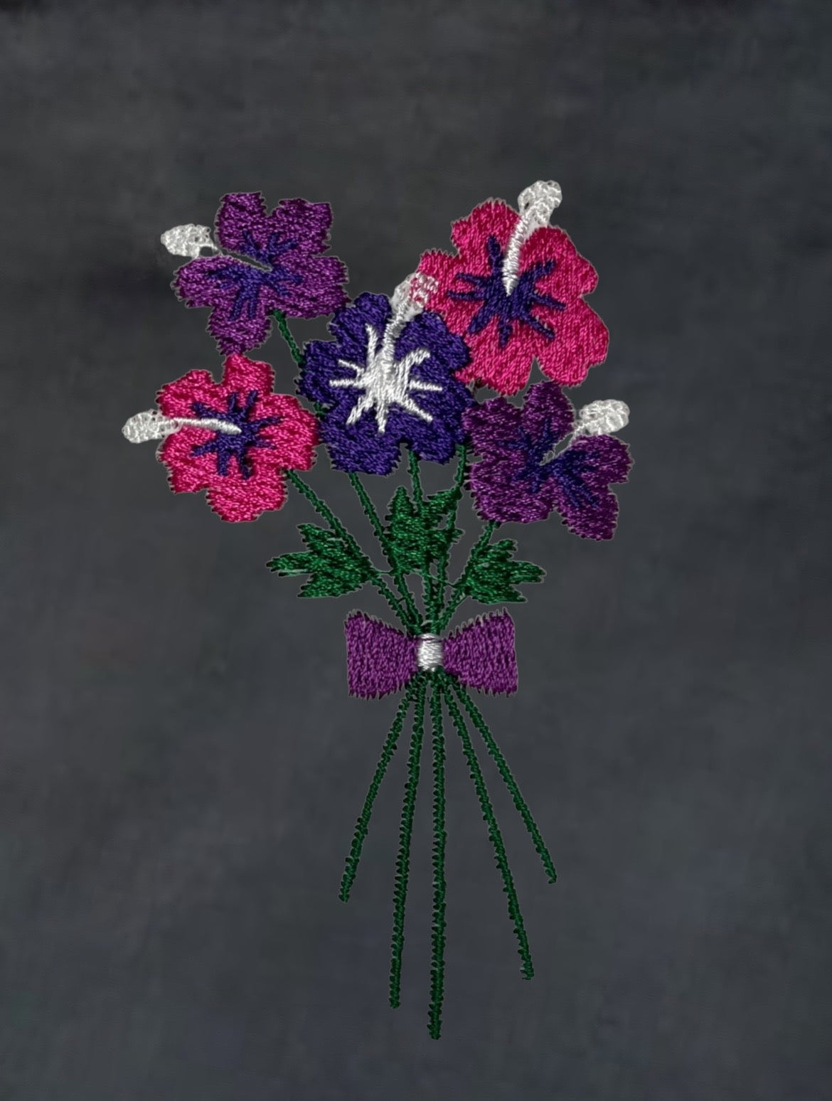 Embroidered flowers personalised canvas tote bag / Mothers Day present /birthday. Choice of flowers, perfect for Mum, Nanny / Granny