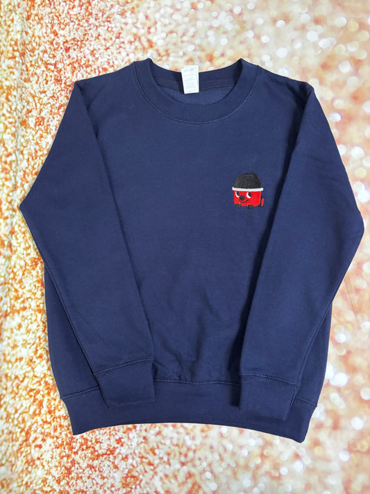 Children's Sweatshirt embroidered with Henry hoover design