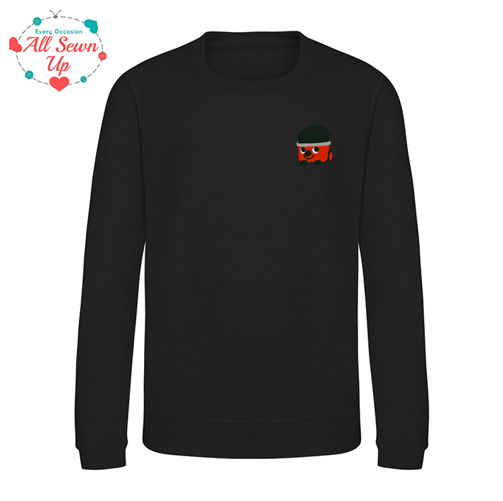 Children's Sweatshirt embroidered with Henry hoover design