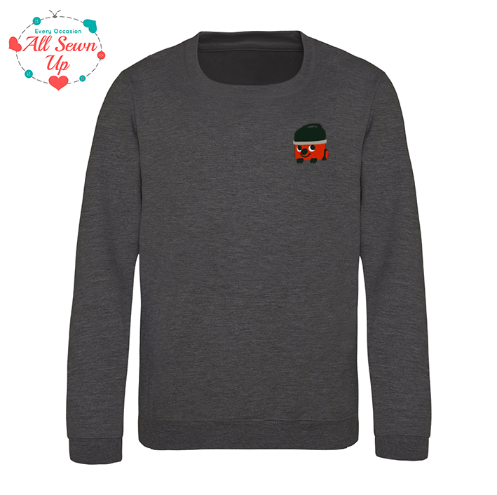 Children's Sweatshirt embroidered with Henry hoover design