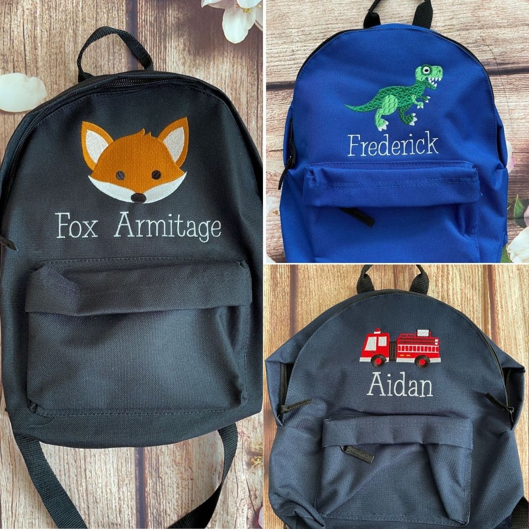 Nursery / Pre-school mini personalised rucksack