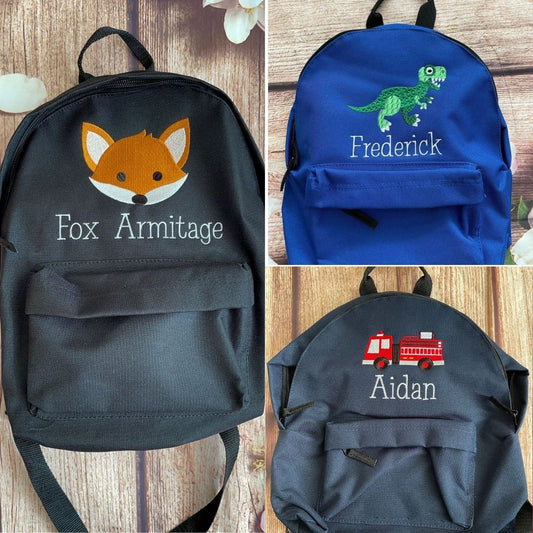 Nursery / Pre-school mini personalised rucksack