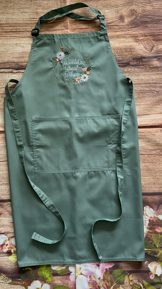 Personalised Embroidered Apron