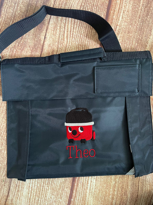 Embroidered Bookbag with strap - Henry hoover