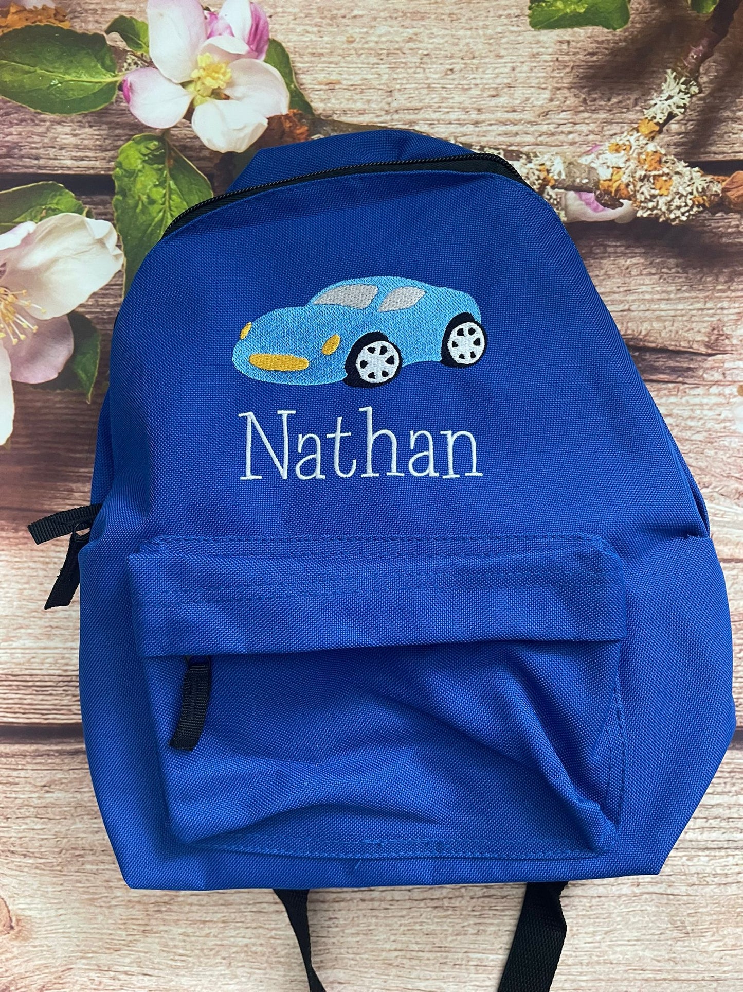 Embroidered Rucksack - Car