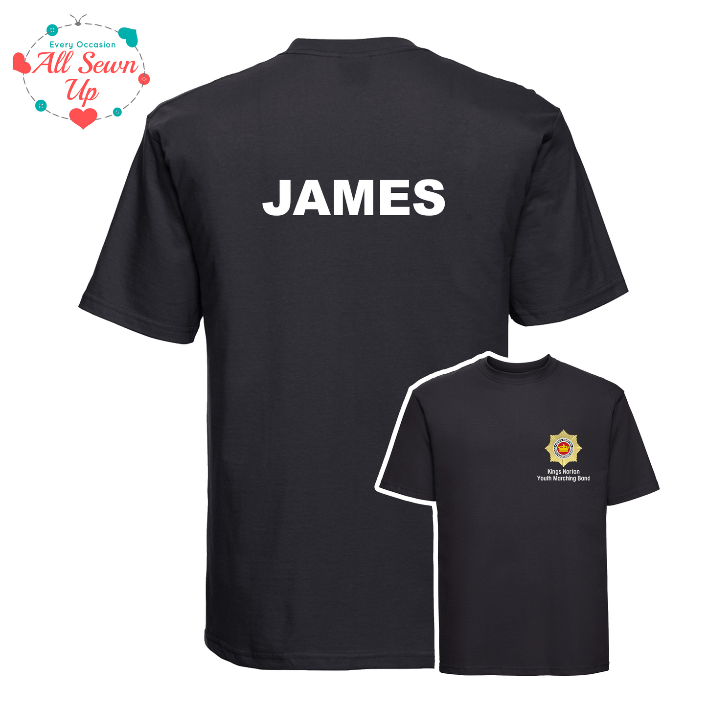 Kings Norton Youth Marching Band- Black T-Shirt