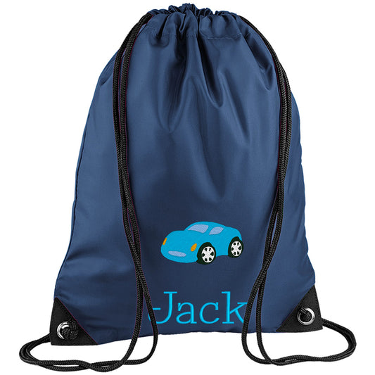Embroidered PE Bag - Car