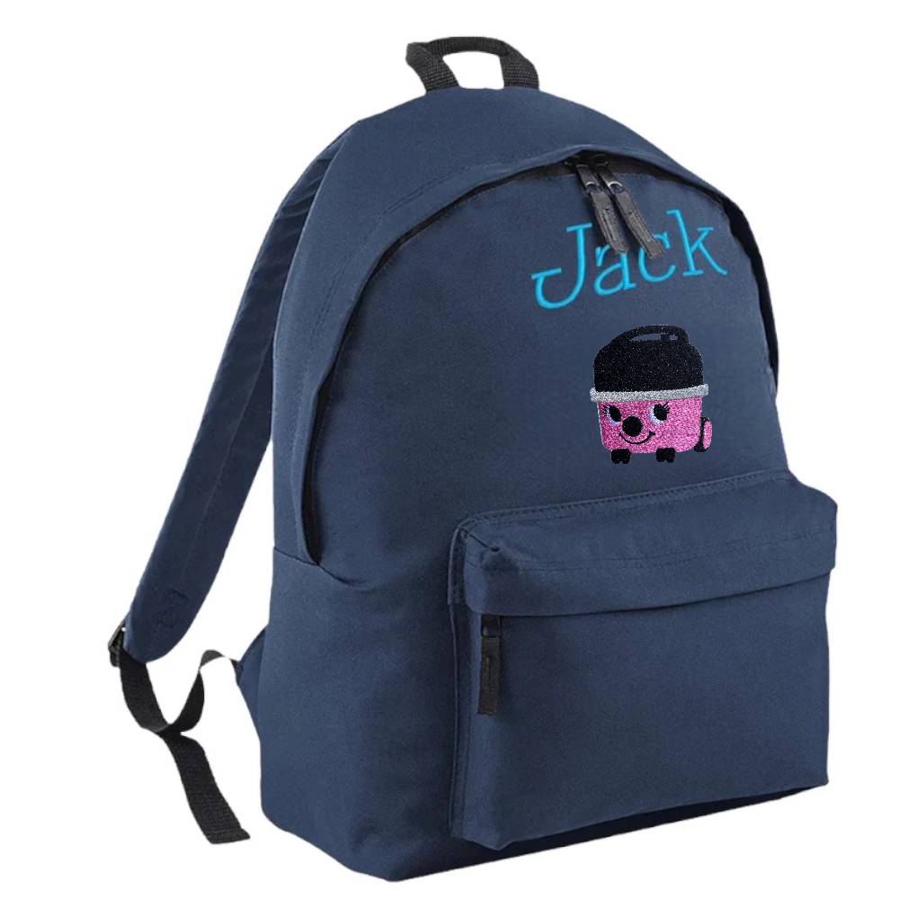 Embroidered Rucksack - Pink vacuum