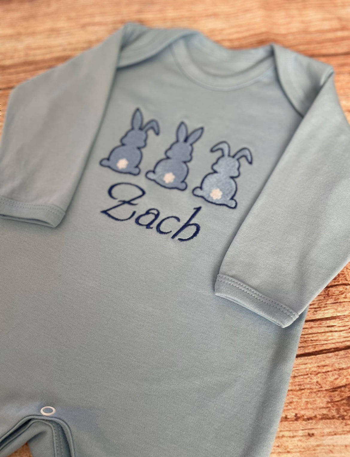 Personalised Easter Embroidered 100% Cotton Pyjamas,  keepsake PJs